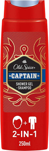 OLD SPICE CAPTAIN SHAOWER GEL+SHAMPOO 250ML